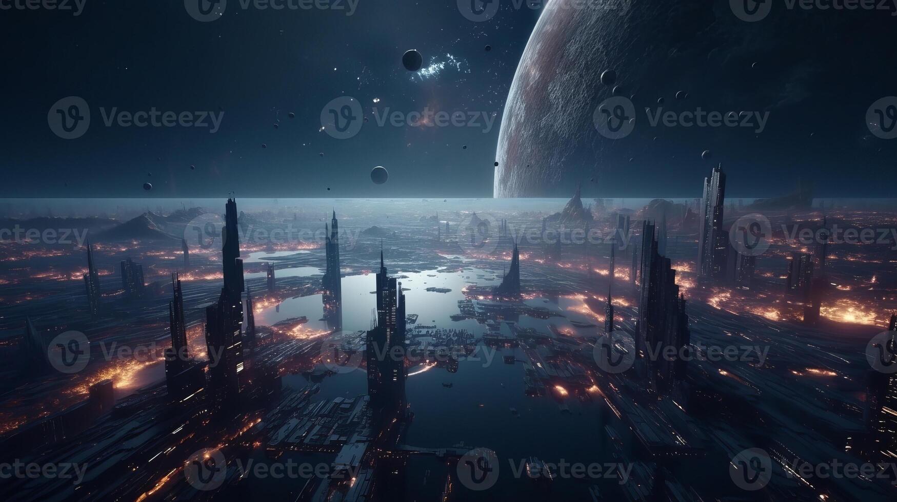 See of the space city of long term, the nation of long drag. photo