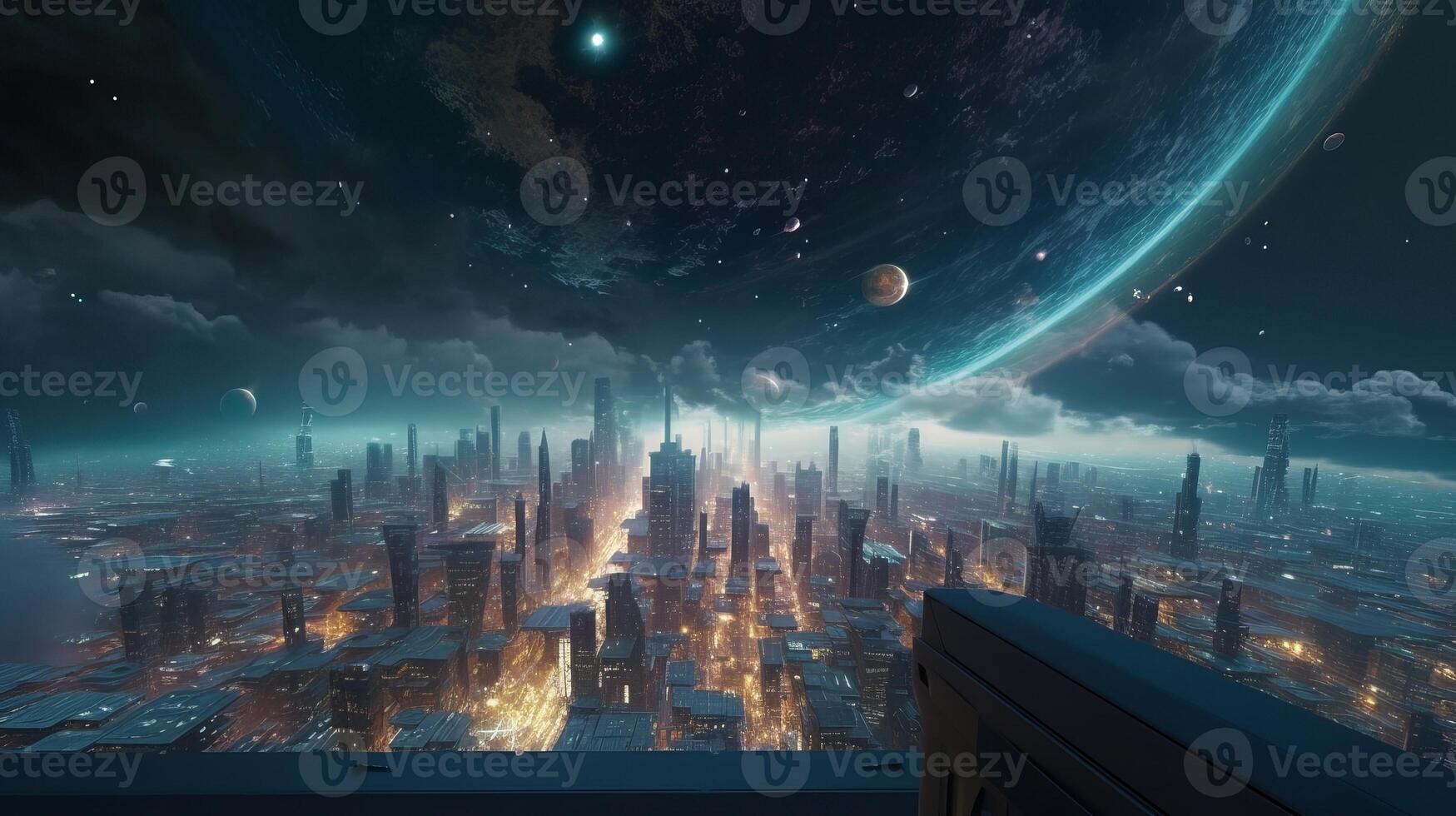 See of the space city of long term, the country of long drag. photo