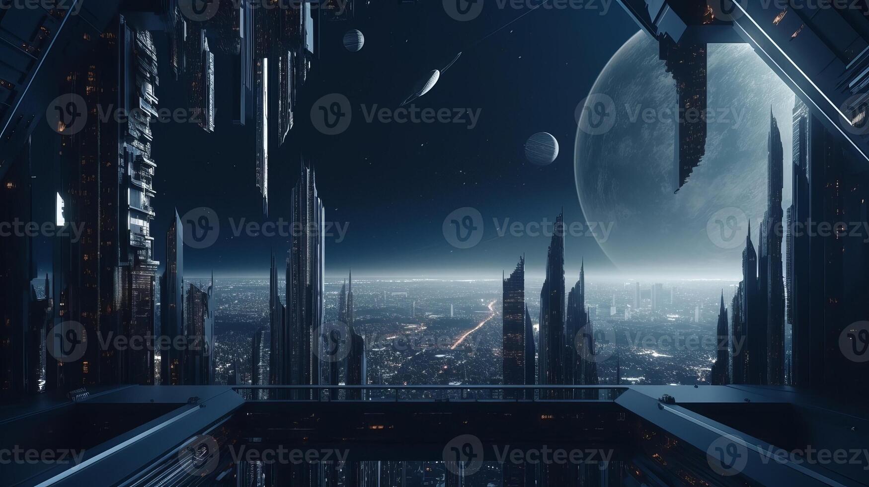 See of the space city of long term, the country of long drag. photo