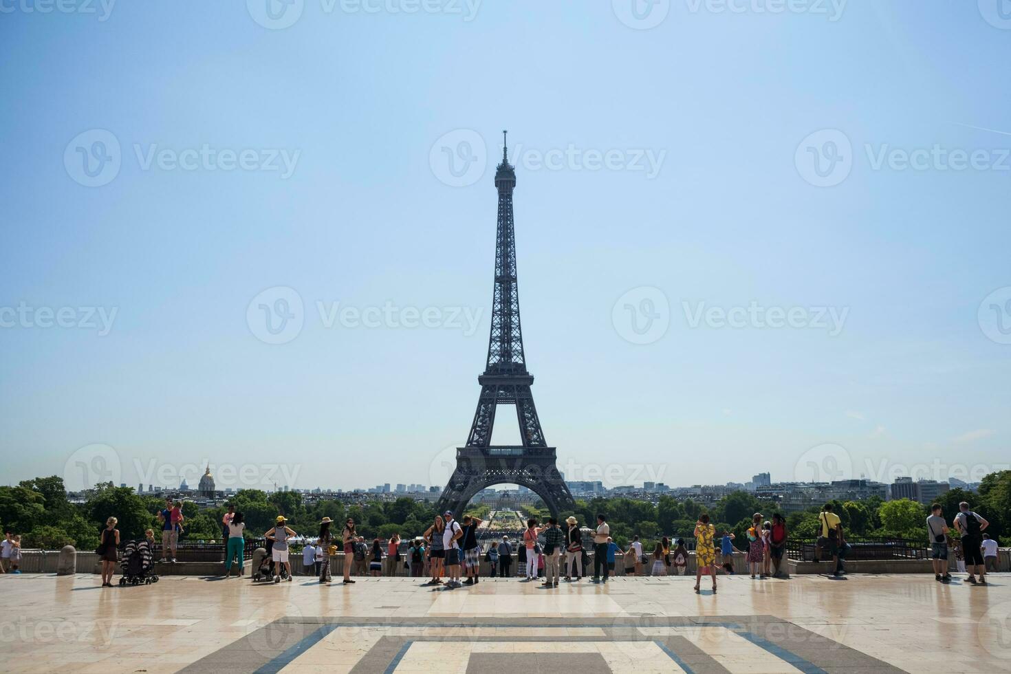 Eiffel Tower view in Paris, France photo