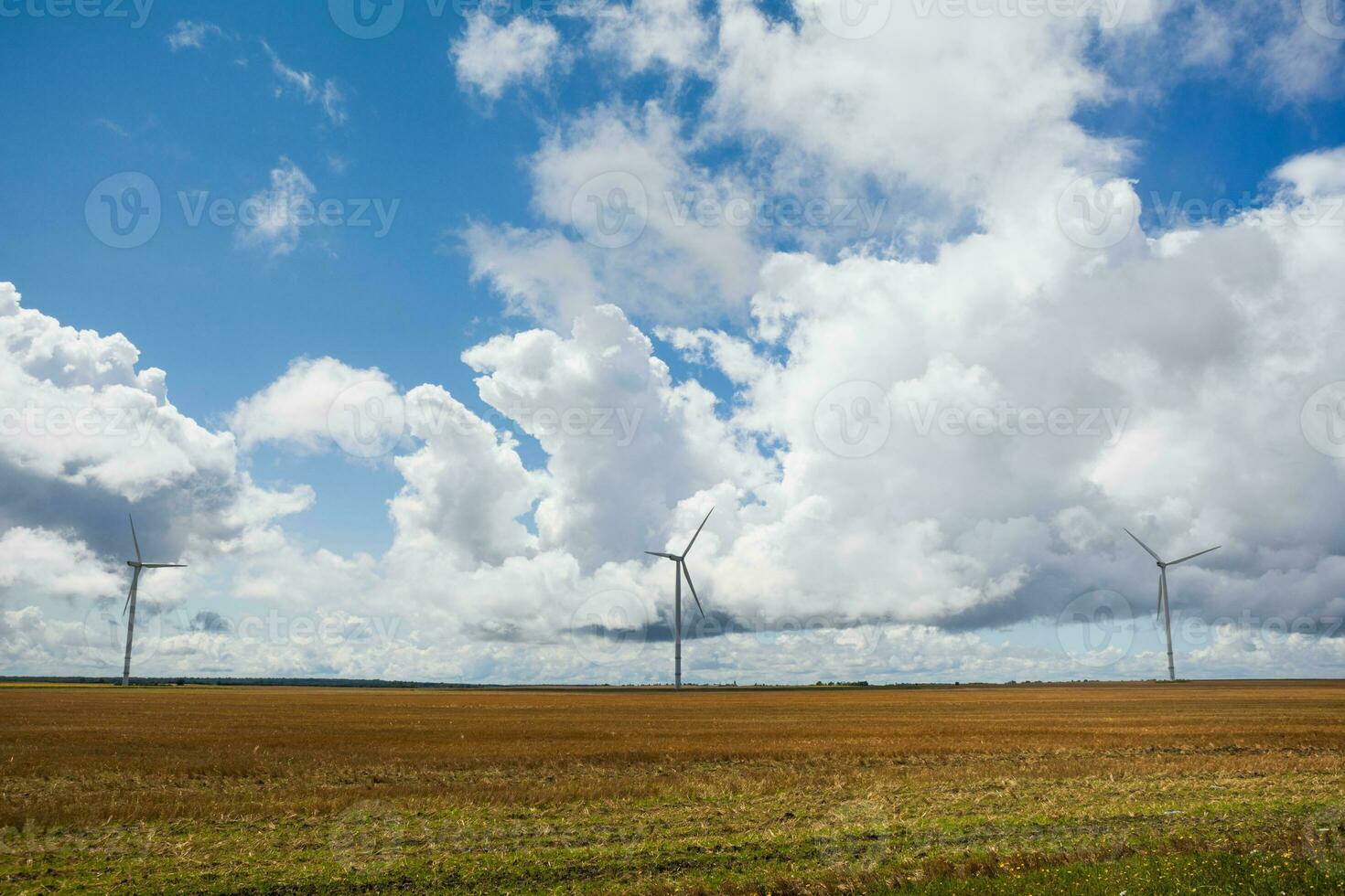 Wind turbine view photo