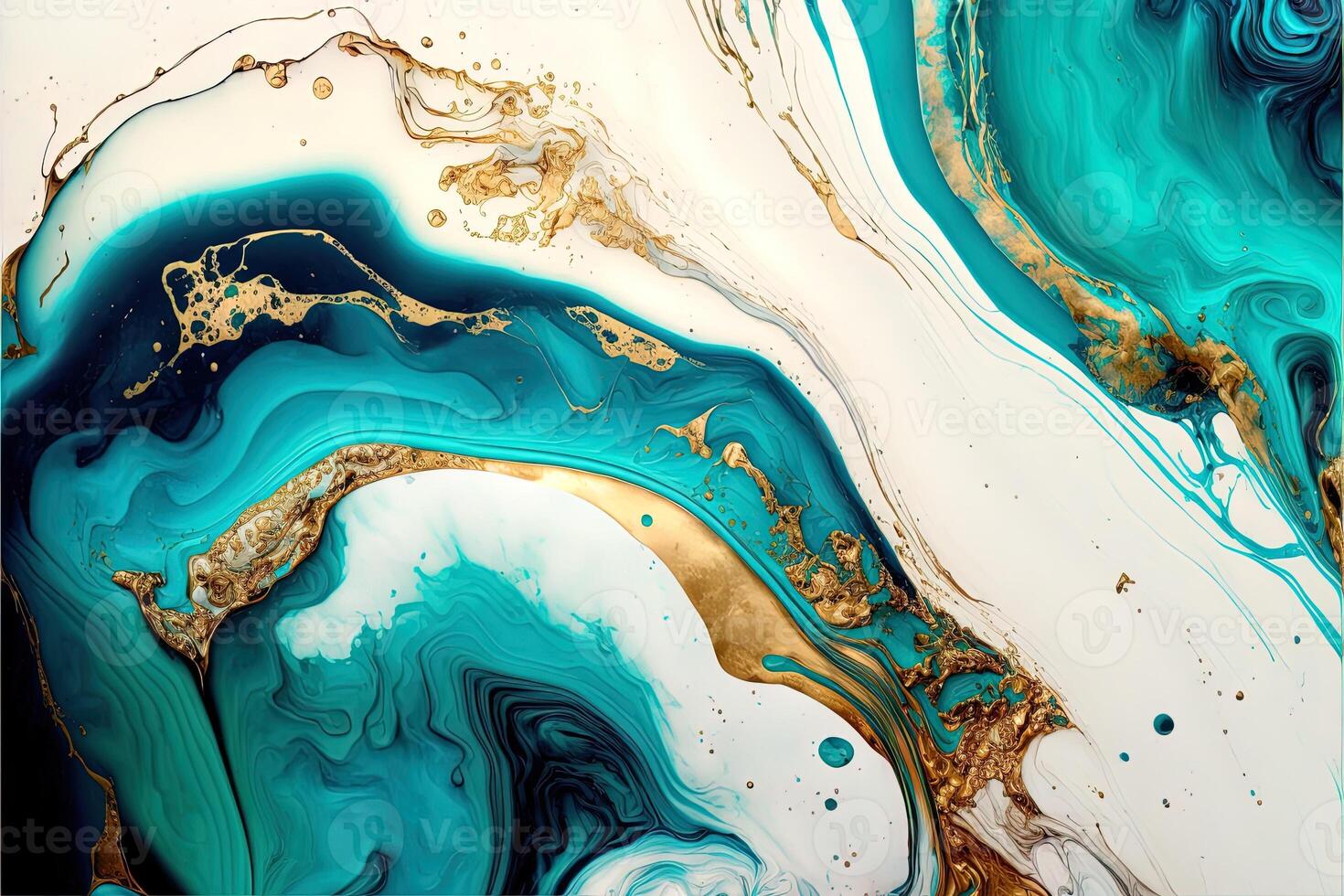Marble ink abstract art from exquisite original painting for abstract background, colorful. Painting was painted on high quality paper texture to create smooth background photo