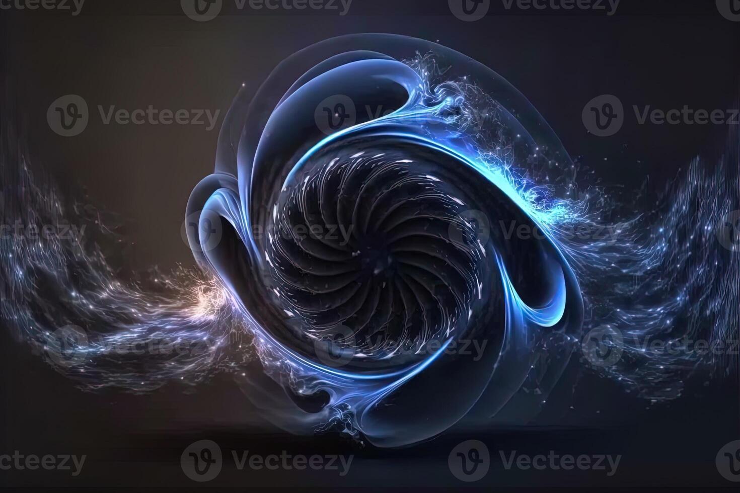 Illusion or dream, innovation or exploration, technology or sci fi. Physics quantum fluctuations 8k octane rendered ultra realistic. Digital art banner for game or movie photo