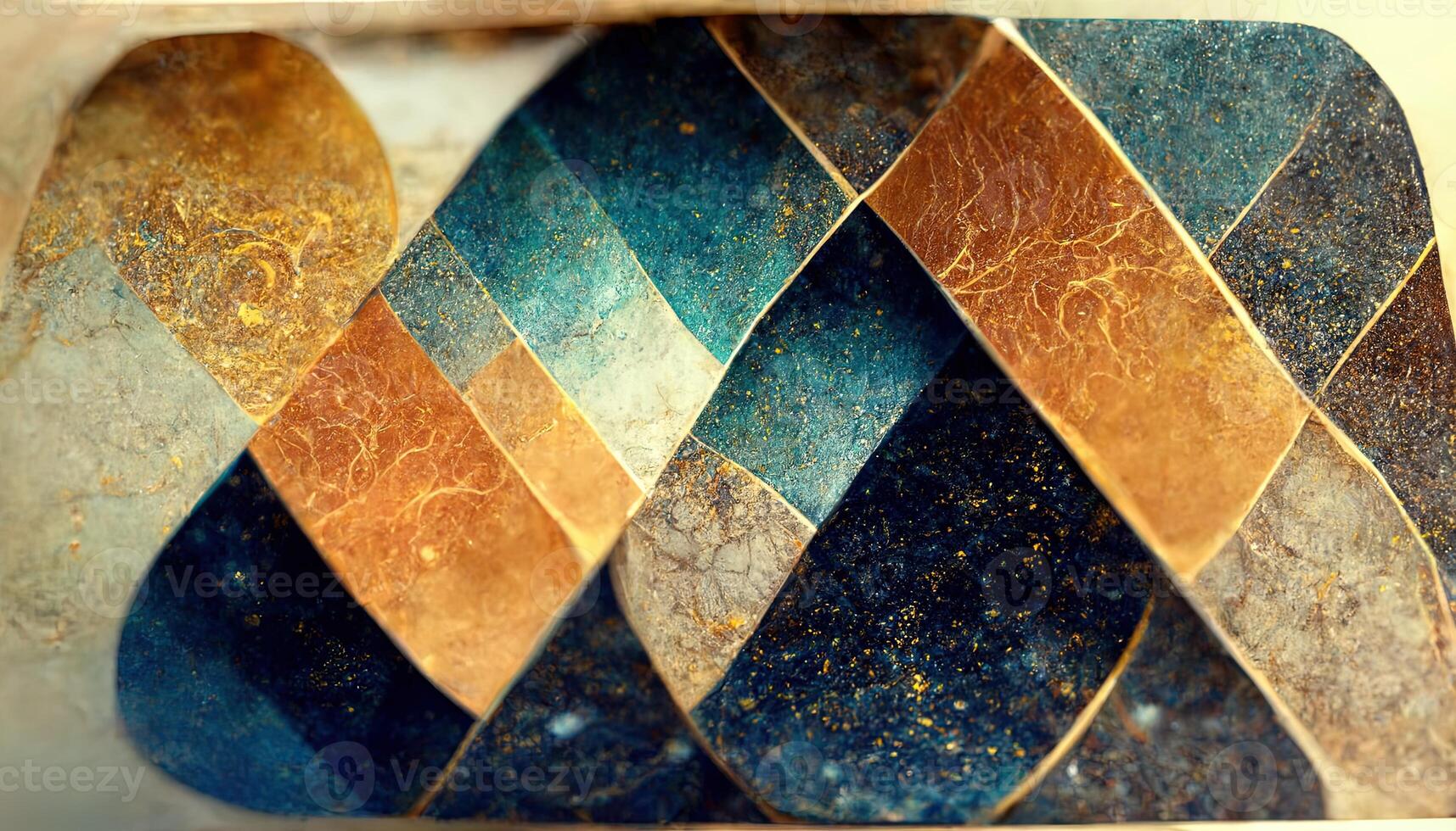 Marble effect background or texture. Spectacular abstract glistening golden solid liquid waves. Swirling golden and blue pastel pattern, shining golden color, marble geometric, photo