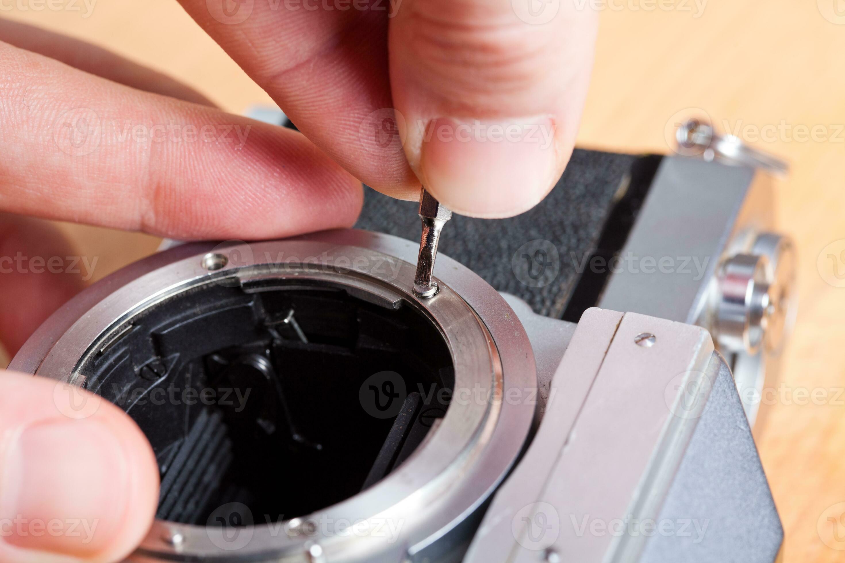 Camera being repaired 23539469 Stock Photo at Vecteezy