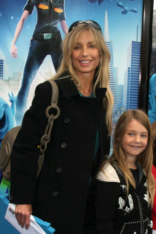 Heather Thomas  Daughter arriving at the Los Angeles Premiere of Monsters Vs Aliens at Gibson Ampitheatre in Universal City CA on March 22 2009 2009 Kathy Hutchins Hutchins Photo