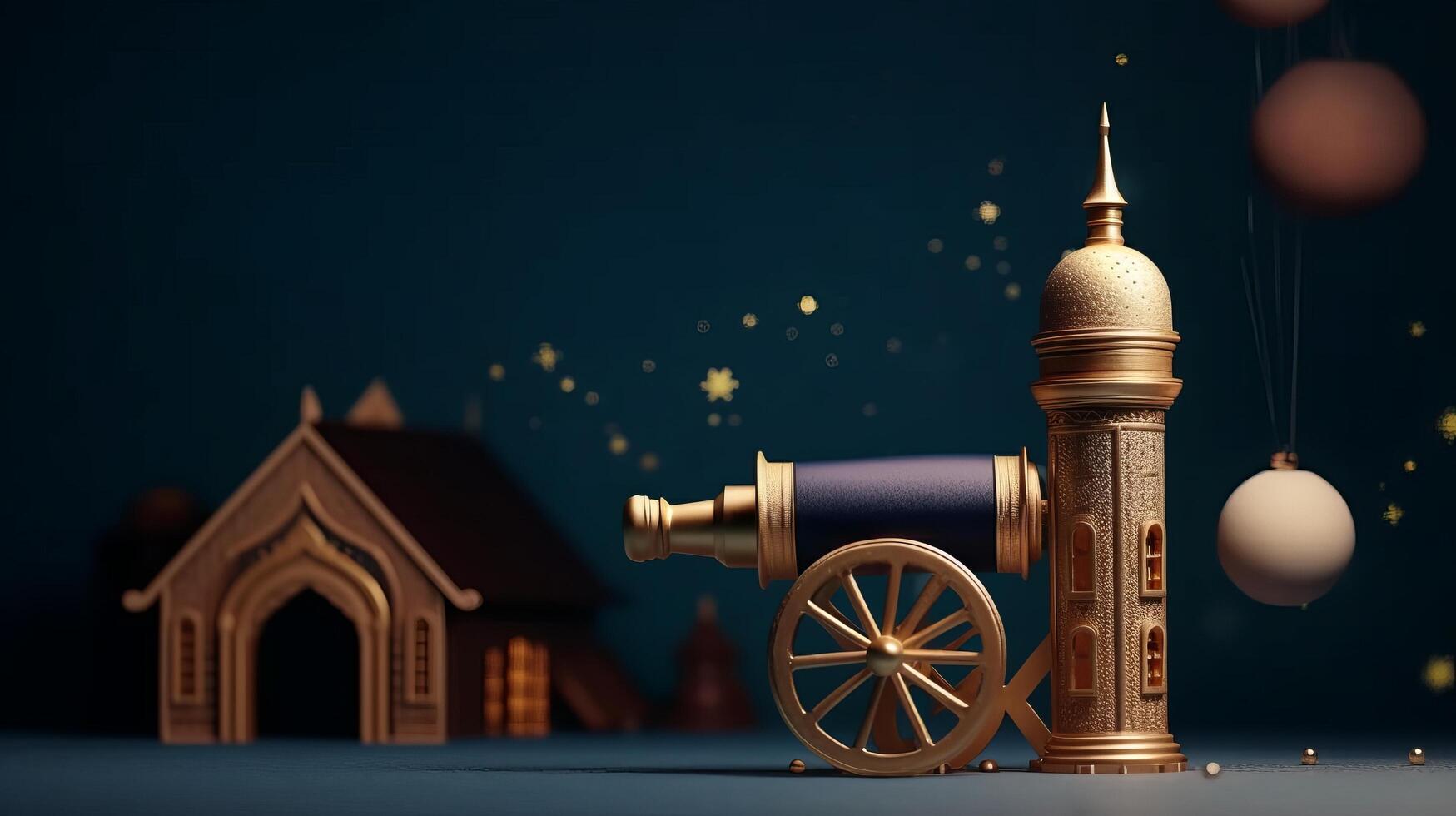 Ramadan holiday background. Illustration photo