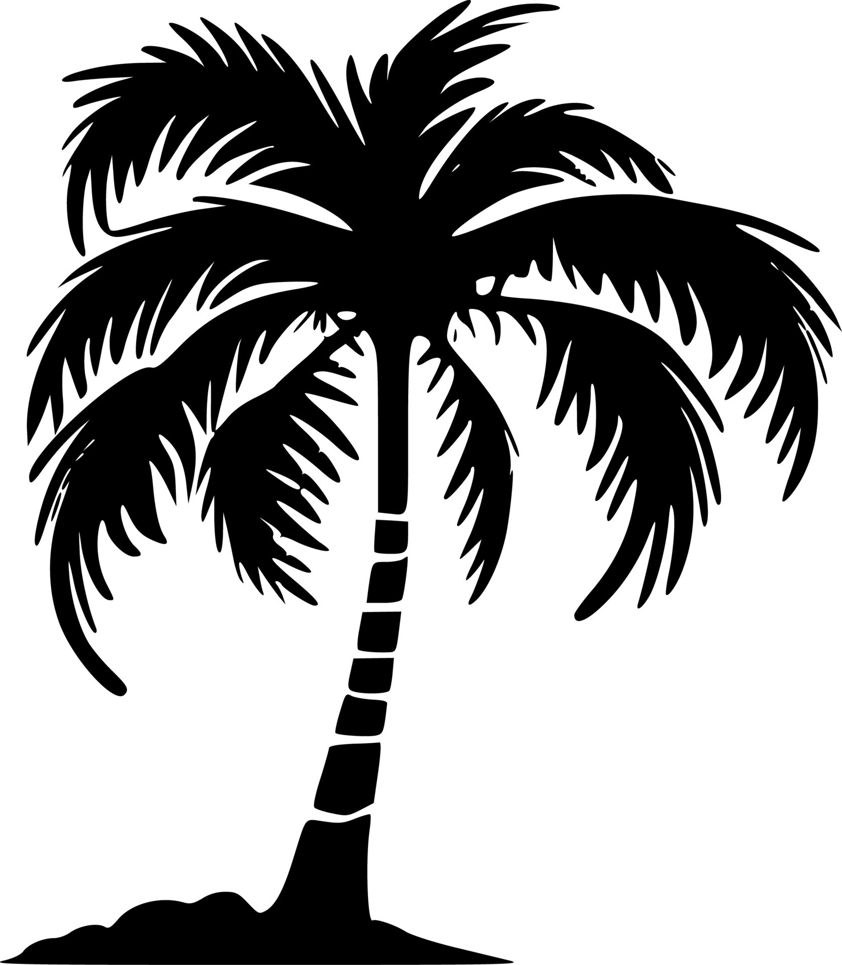 Palm Tree - Minimalist and Flat Logo - Vector illustration 23539892 ...