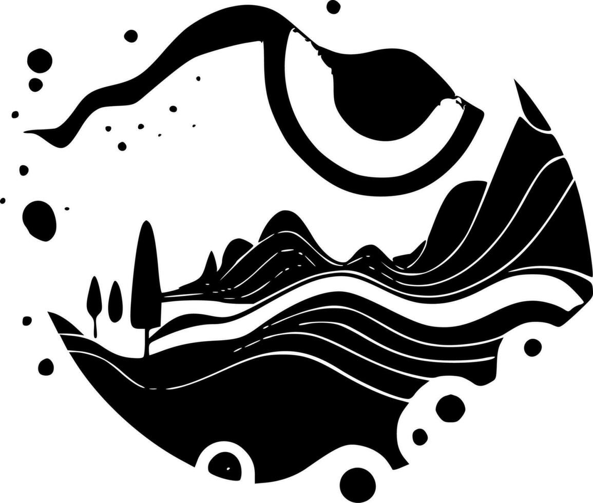 Abstract - Minimalist and Flat Logo - Vector illustration