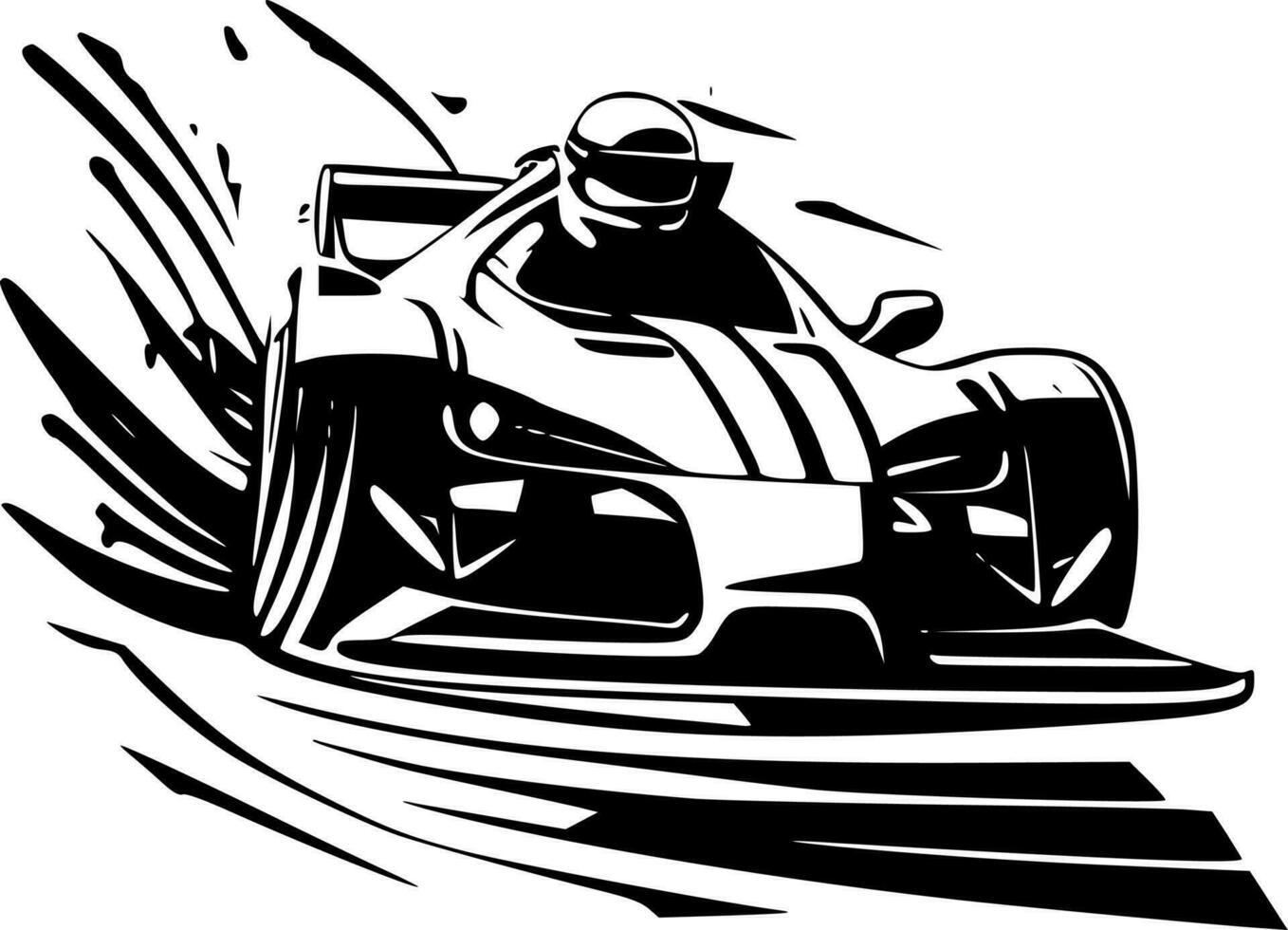 Racing - High Quality Vector Logo - Vector illustration ideal for T-shirt graphic