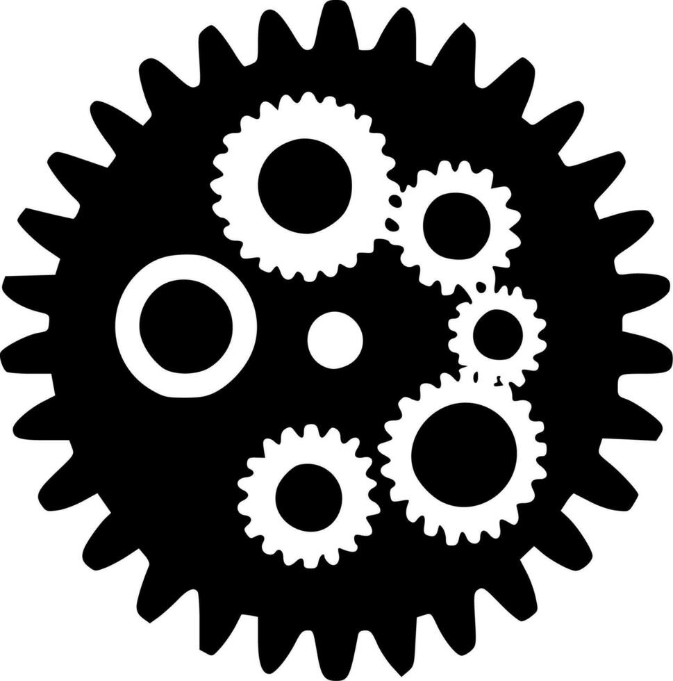 Gear - High Quality Vector Logo - Vector illustration ideal for T-shirt graphic