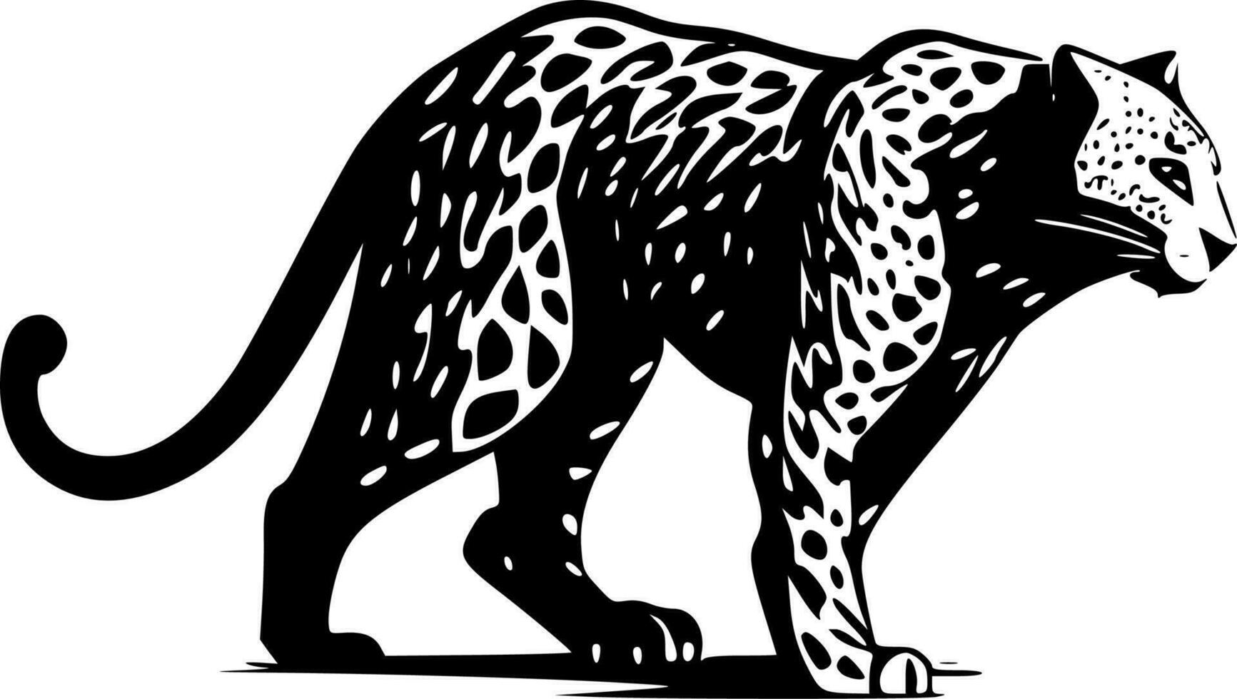 leopardo - alto calidad vector logo - vector ilustración ideal para camiseta gráfico