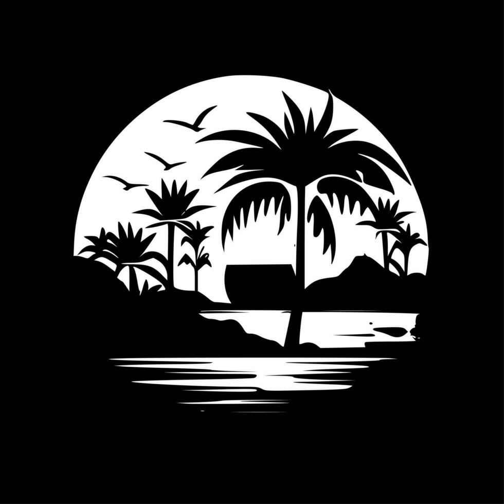 puesta de sol - alto calidad vector logo - vector ilustración ideal para camiseta gráfico