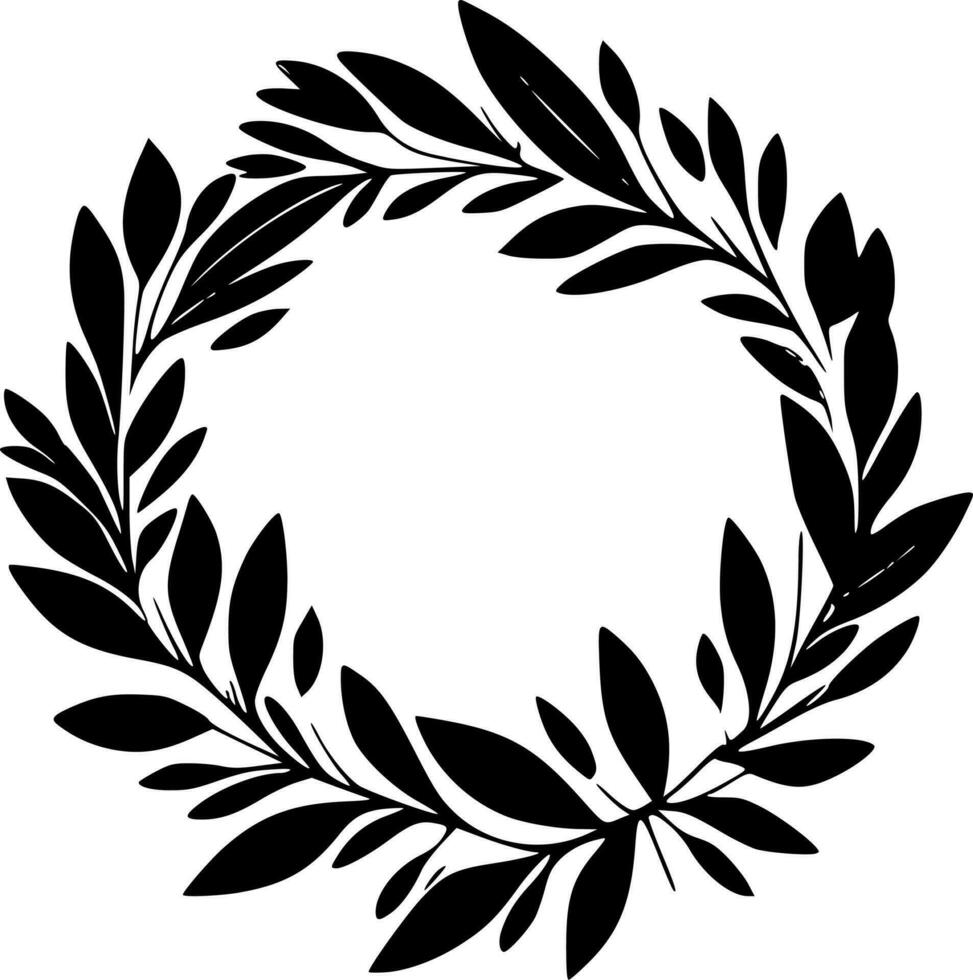 Wreath - High Quality Vector Logo - Vector illustration ideal for T-shirt graphic