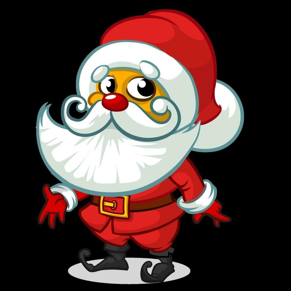 Christmas cartoon of Santa Claus. Vector illustration