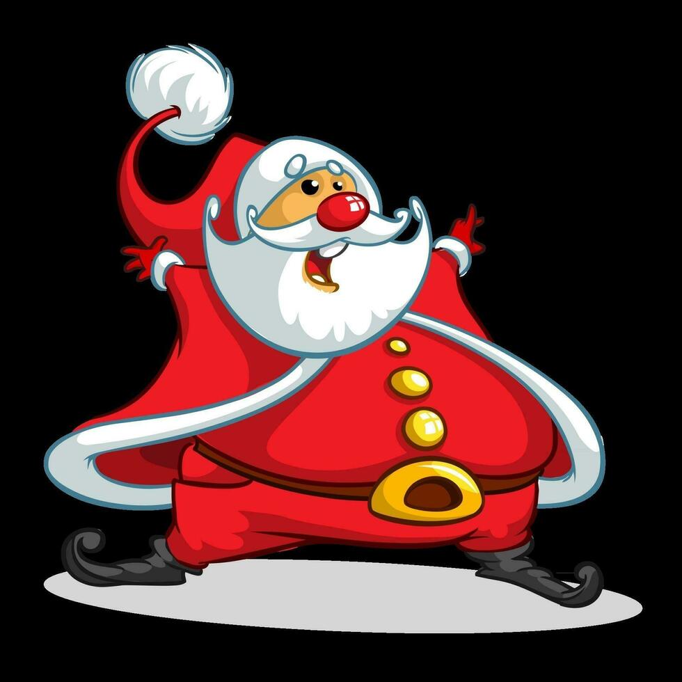 Navidad dibujos animados de Papa Noel noel vector ilustración
