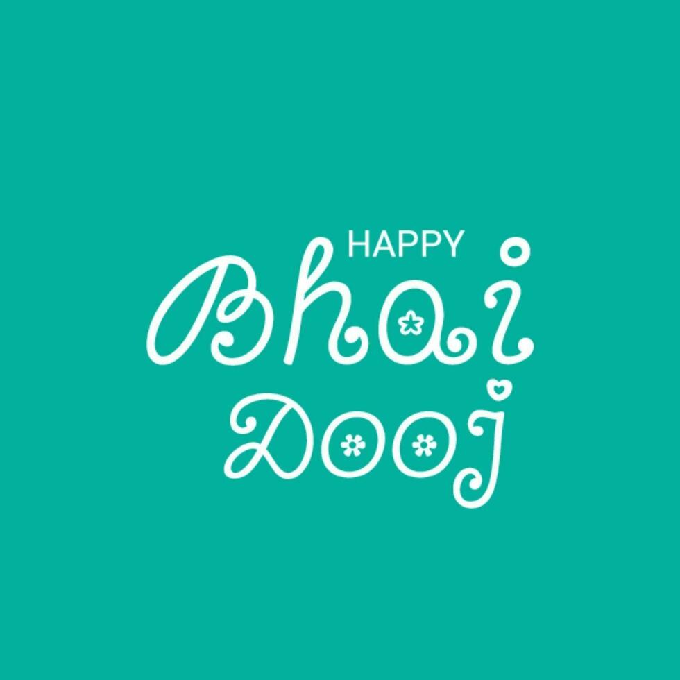 Bhai Dooj Background. vector