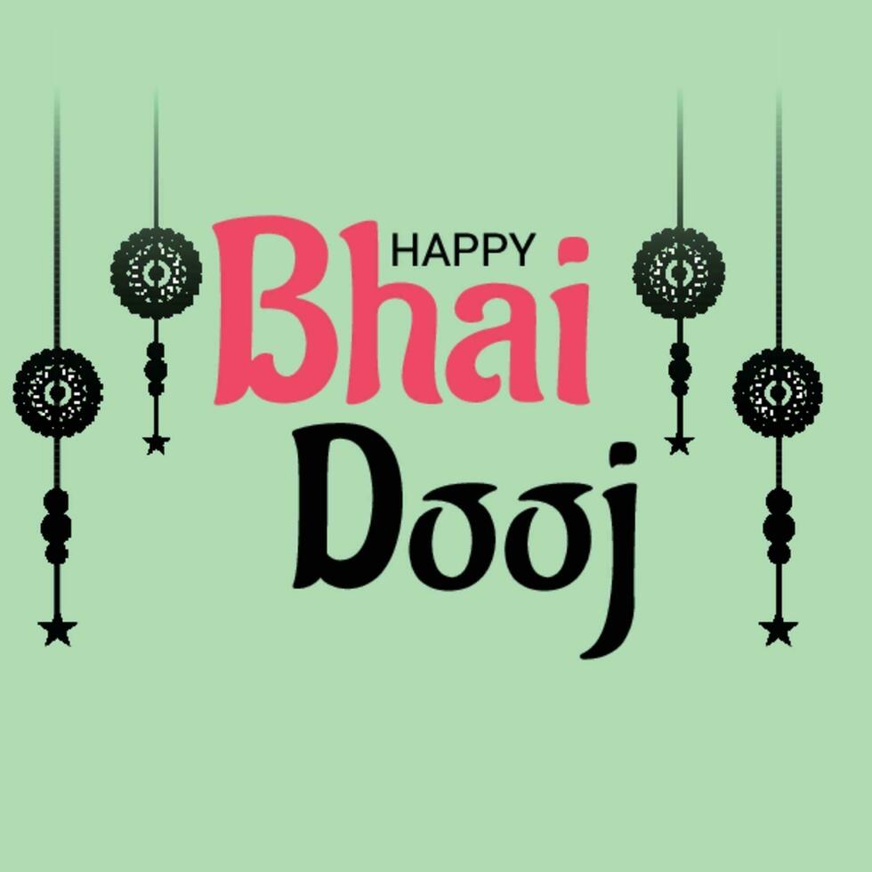 Bhai Dooj Background. vector