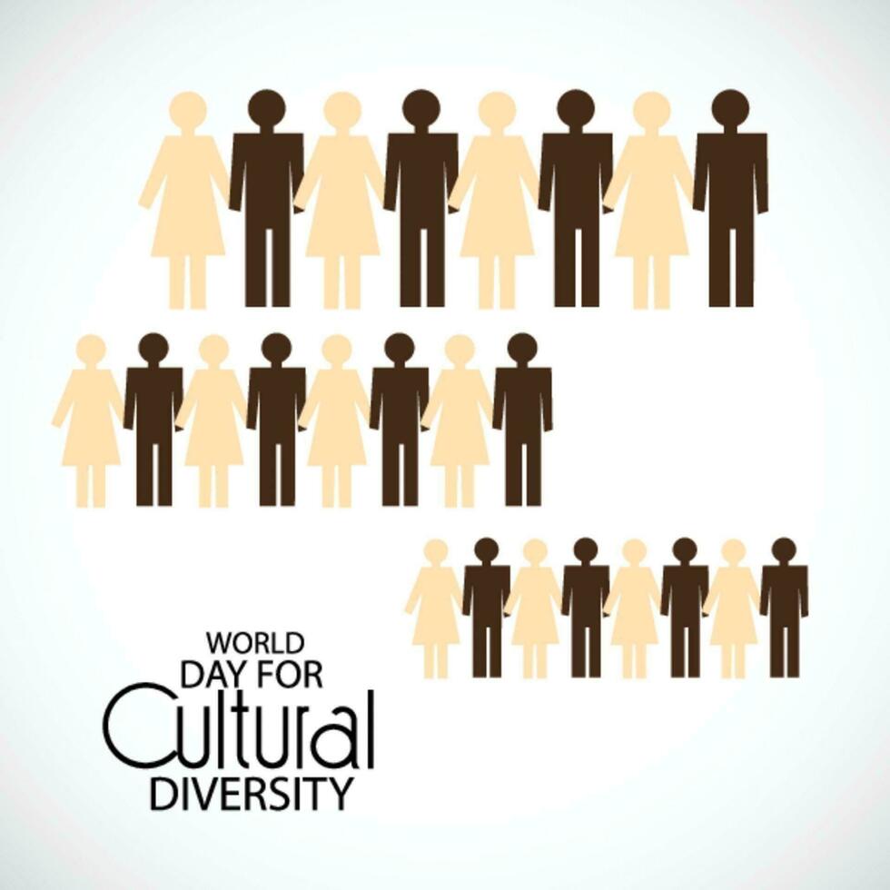 Vector illustration of a Background for Cultural Diversity.