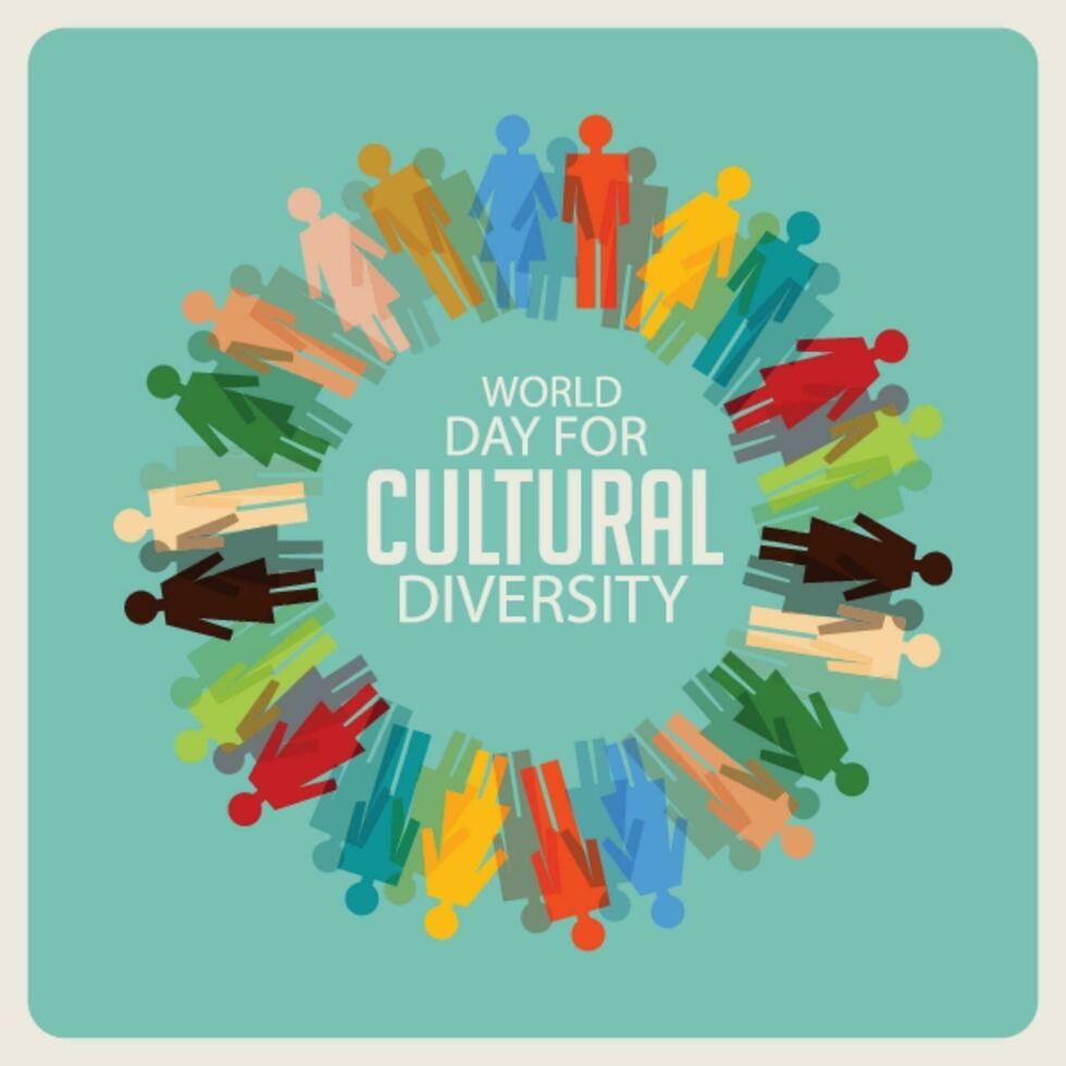 Vector illustration of a Background for Cultural Diversity.