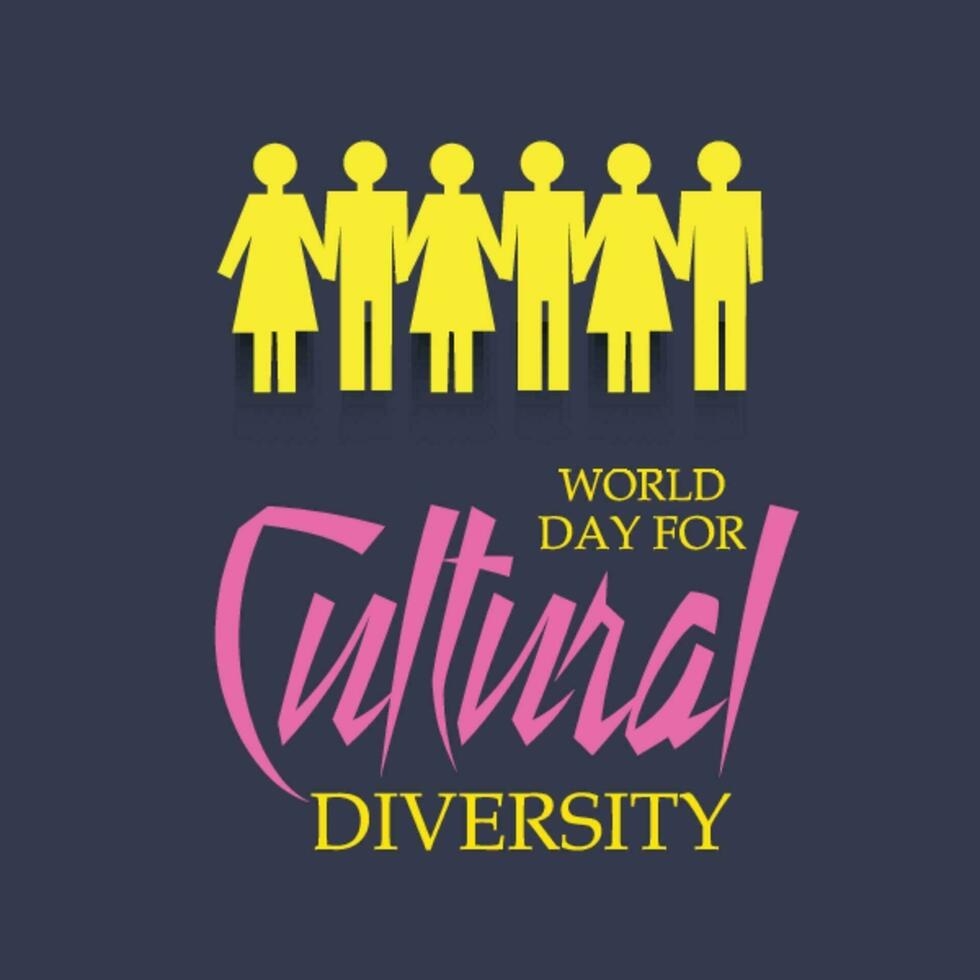 Vector illustration of a Background for Cultural Diversity.