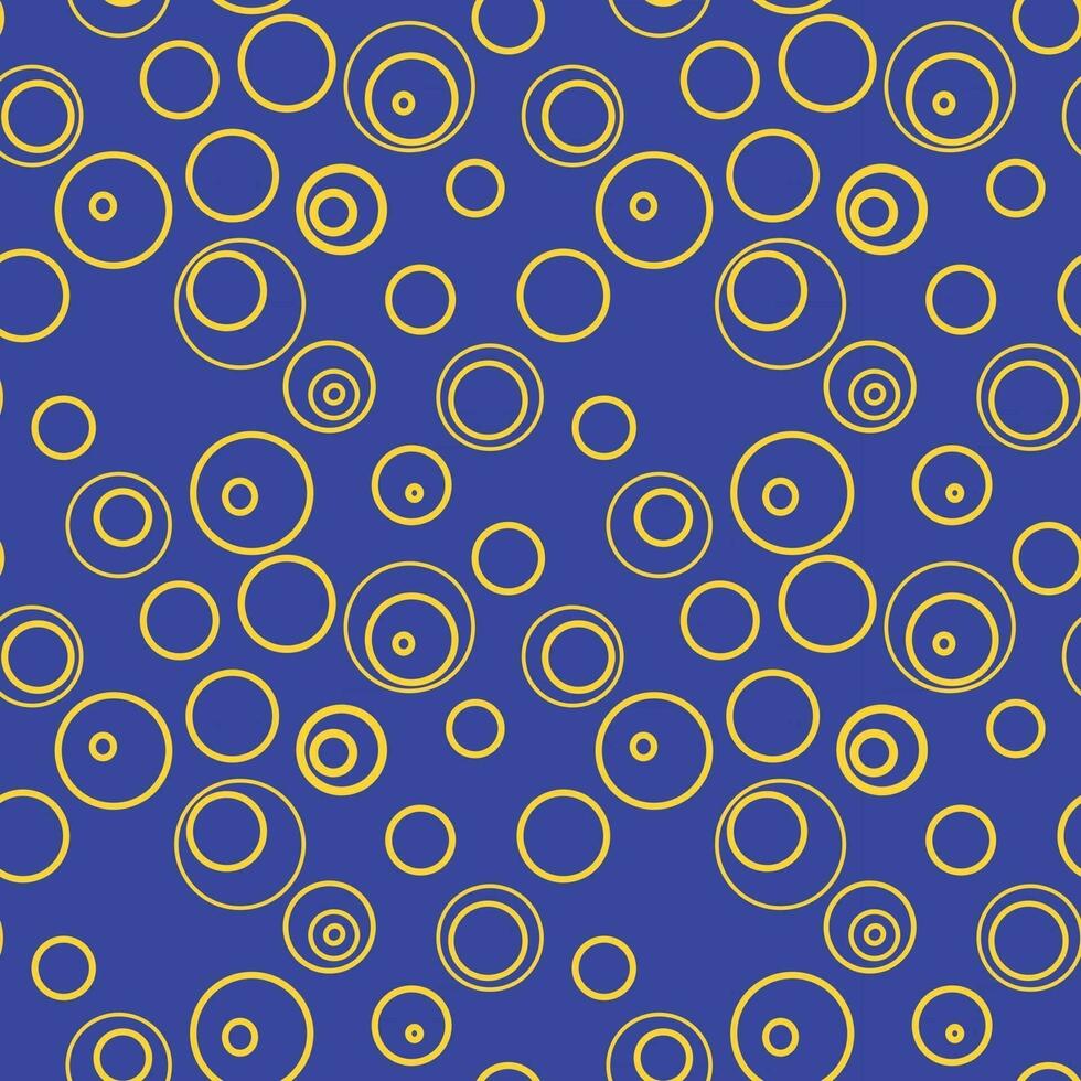 psychedelic groovy pattern with circles vector