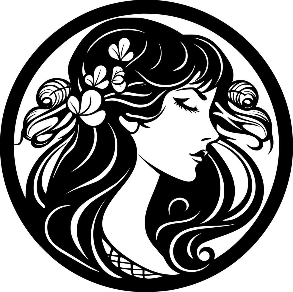 Art Nouveau - High Quality Vector Logo - Vector illustration ideal for T-shirt graphic