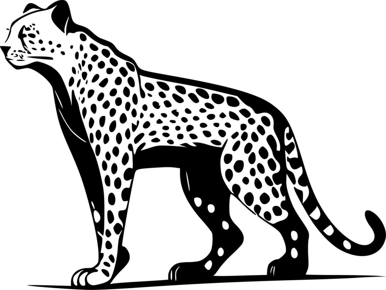 leopardo impresión - alto calidad vector logo - vector ilustración ideal para camiseta gráfico