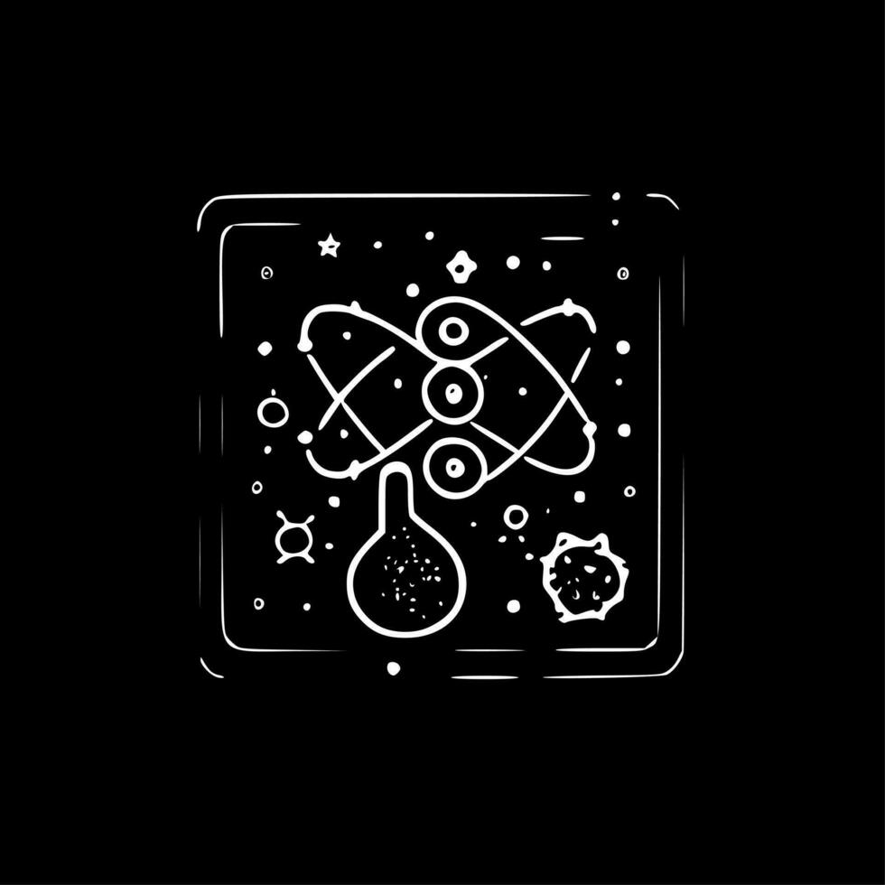 Science - Minimalist and Flat Logo - Vector illustration