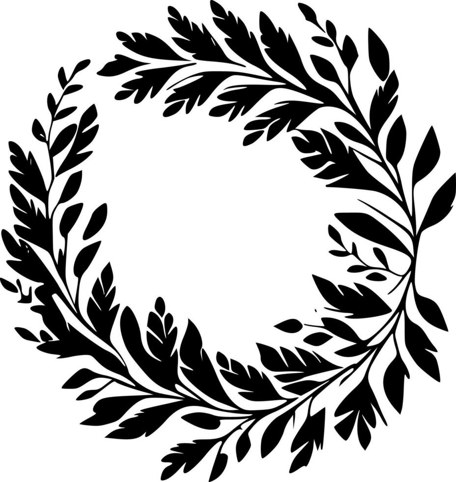 Wreath - High Quality Vector Logo - Vector illustration ideal for T-shirt graphic