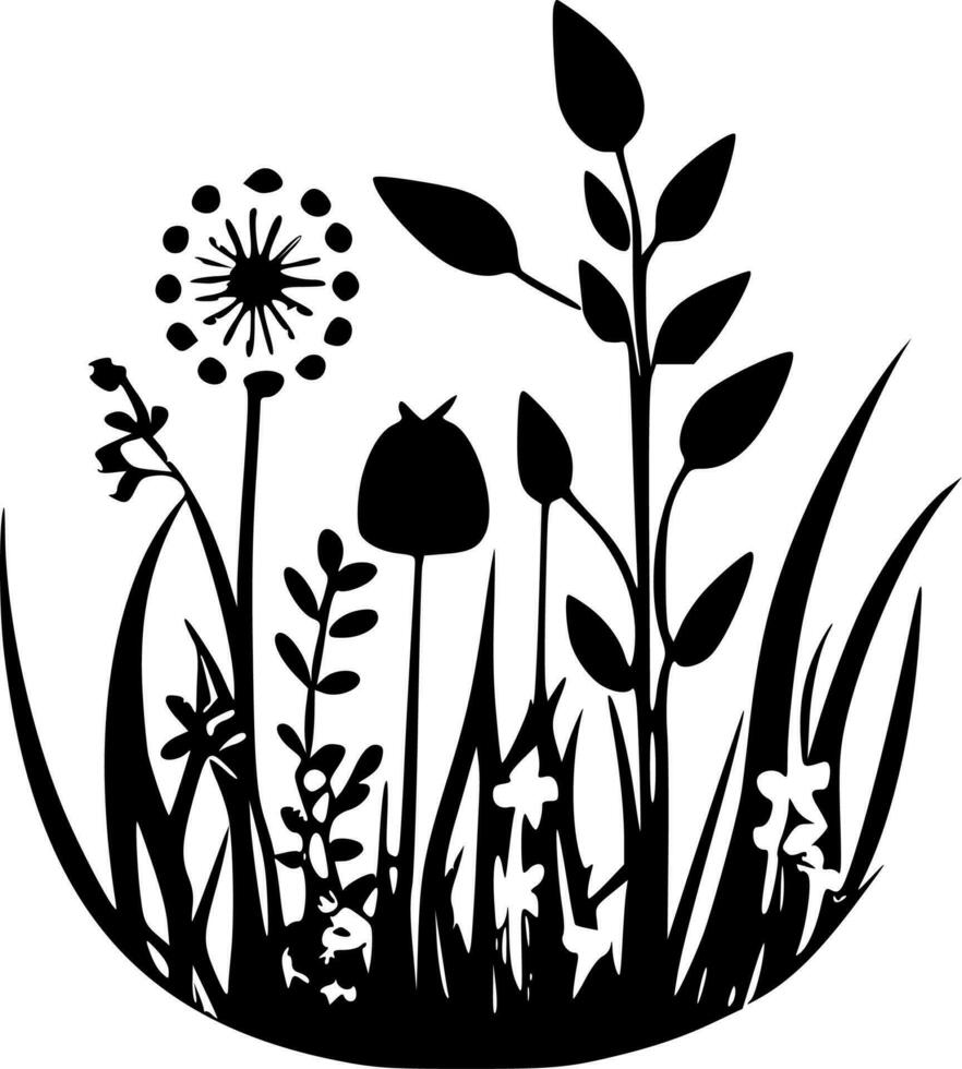 Spring, Minimalist and Simple Silhouette - Vector illustration