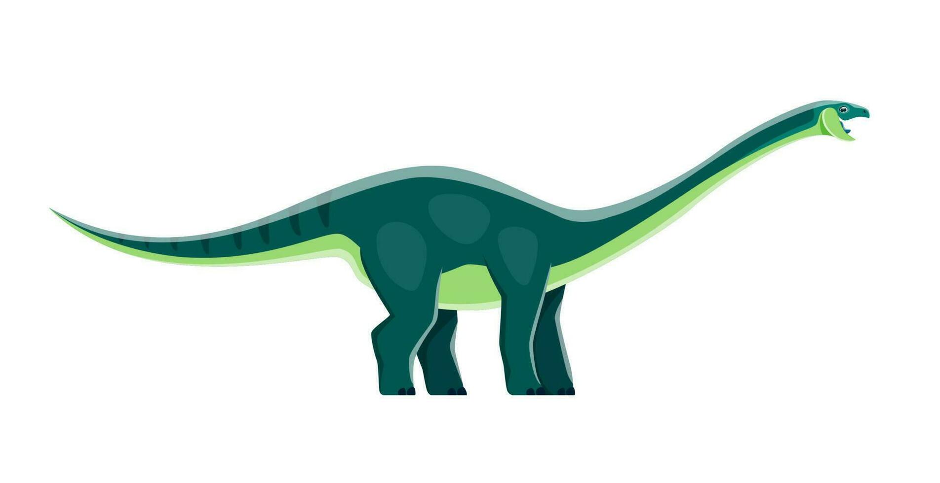 Cartoon Amygdalodon dinosaur character, cute dino vector