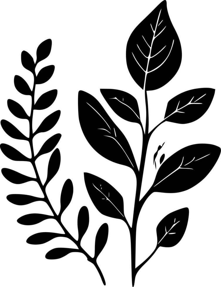 Botanical - Minimalist and Flat Logo - Vector illustration