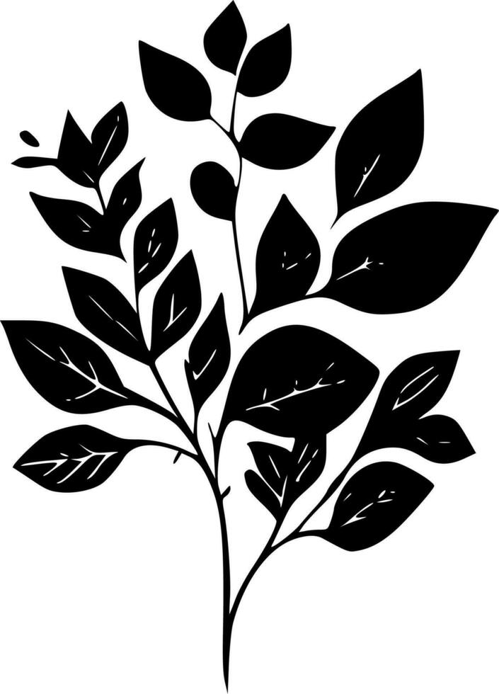 Botanical, Minimalist and Simple Silhouette - Vector illustration