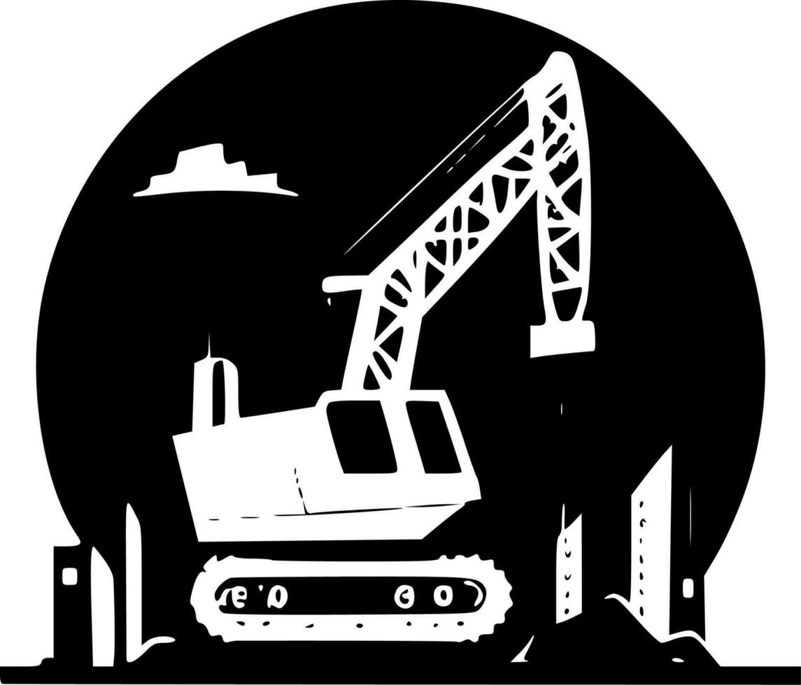 Construction - High Quality Vector Logo - Vector illustration ideal for T-shirt graphic