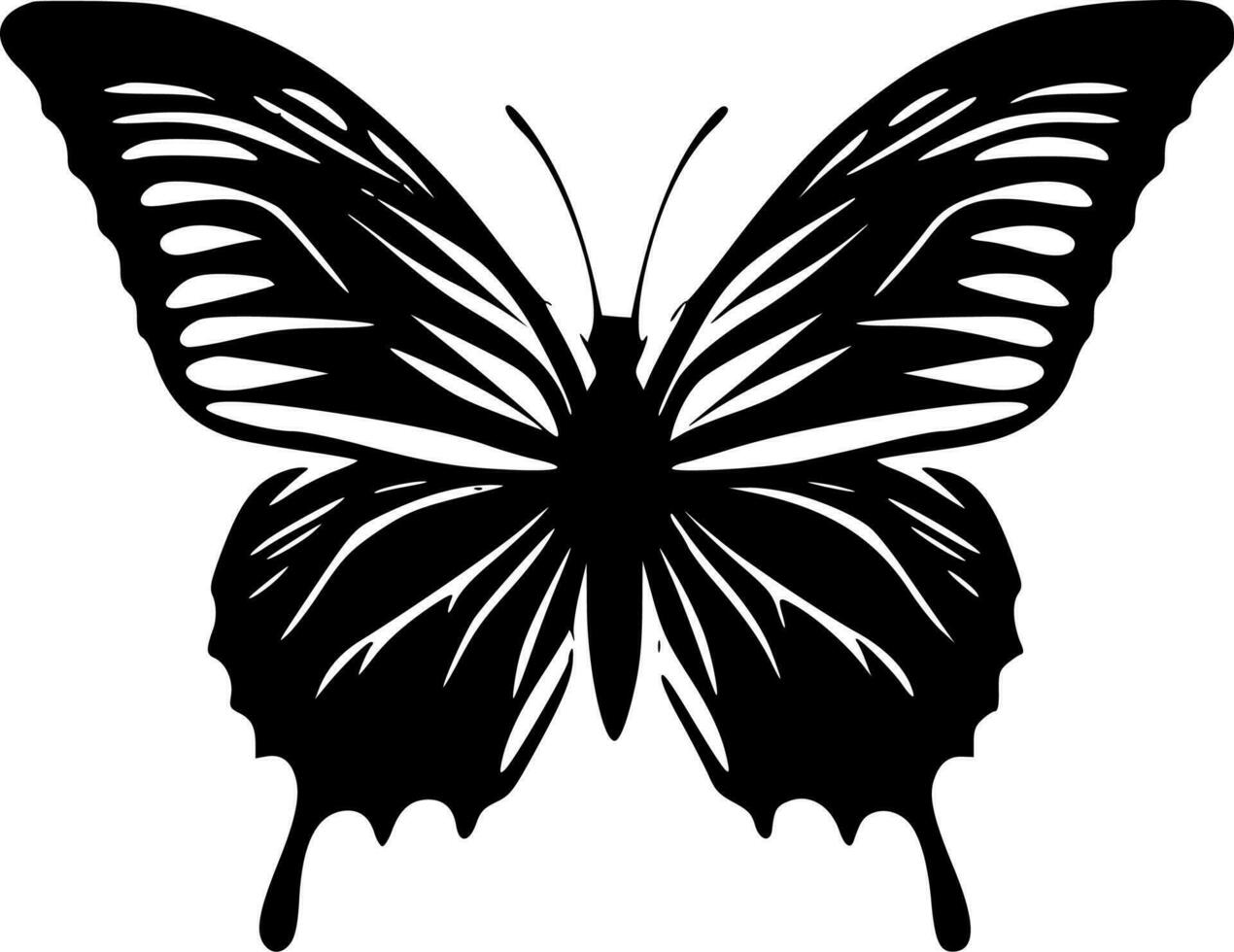 mariposa - alto calidad vector logo - vector ilustración ideal para camiseta gráfico