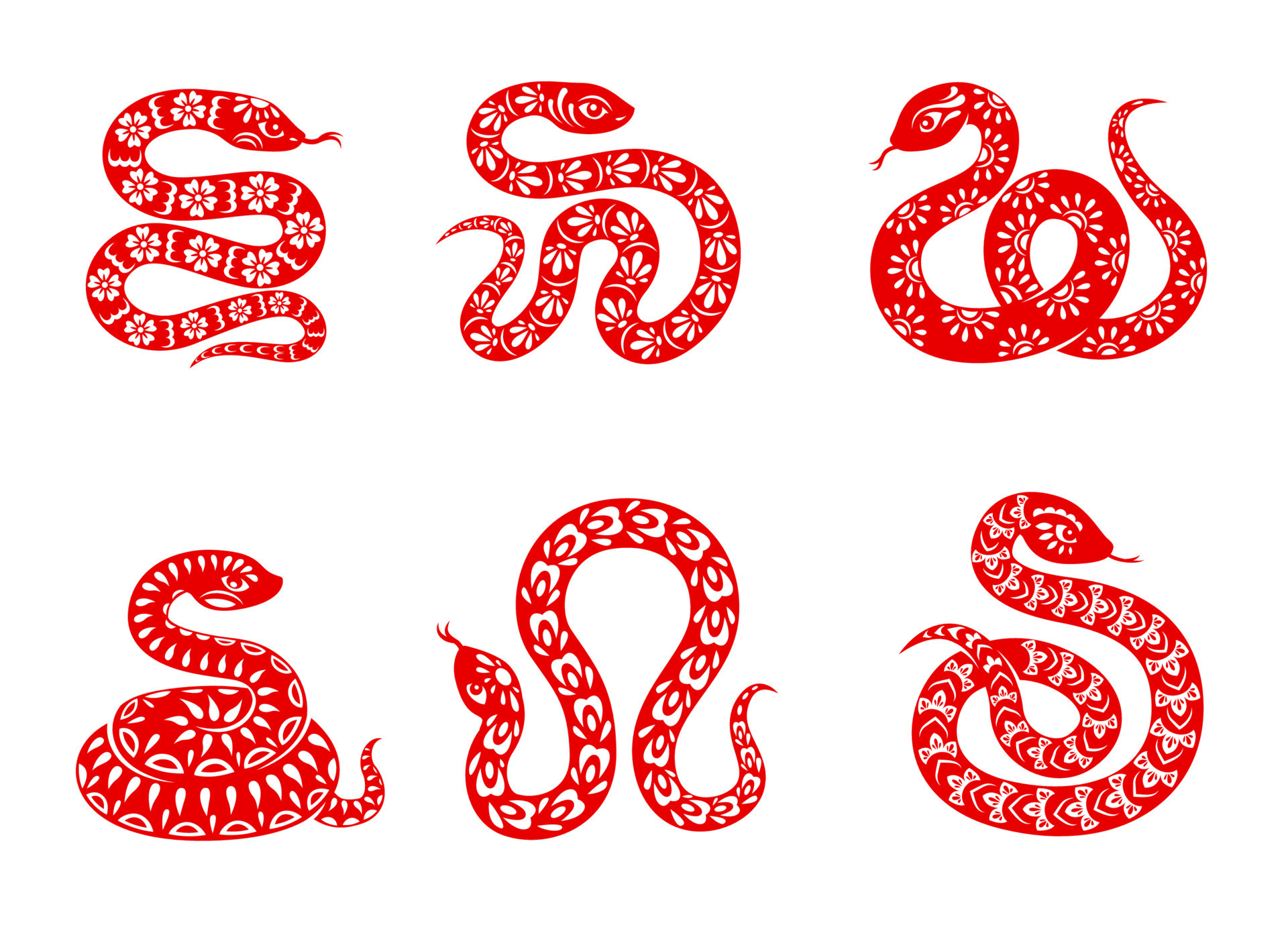 chinese new year snake tattoo