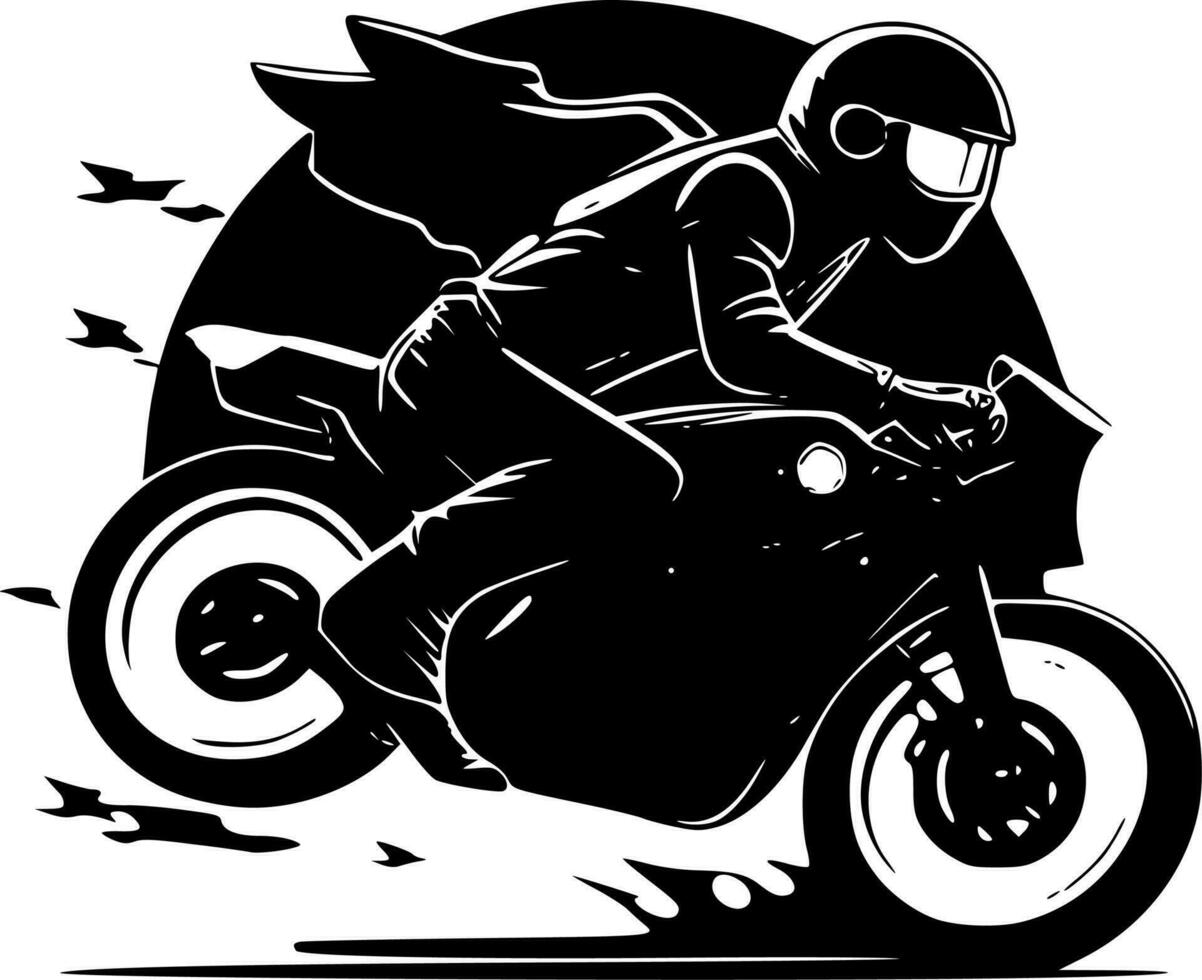 Motorcycle - High Quality Vector Logo - Vector illustration ideal for T-shirt graphic