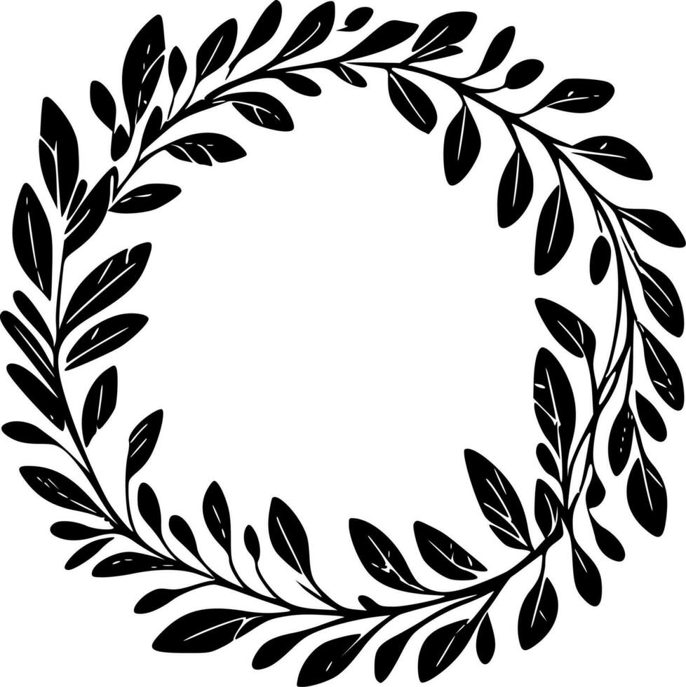 Wreath - High Quality Vector Logo - Vector illustration ideal for T-shirt graphic