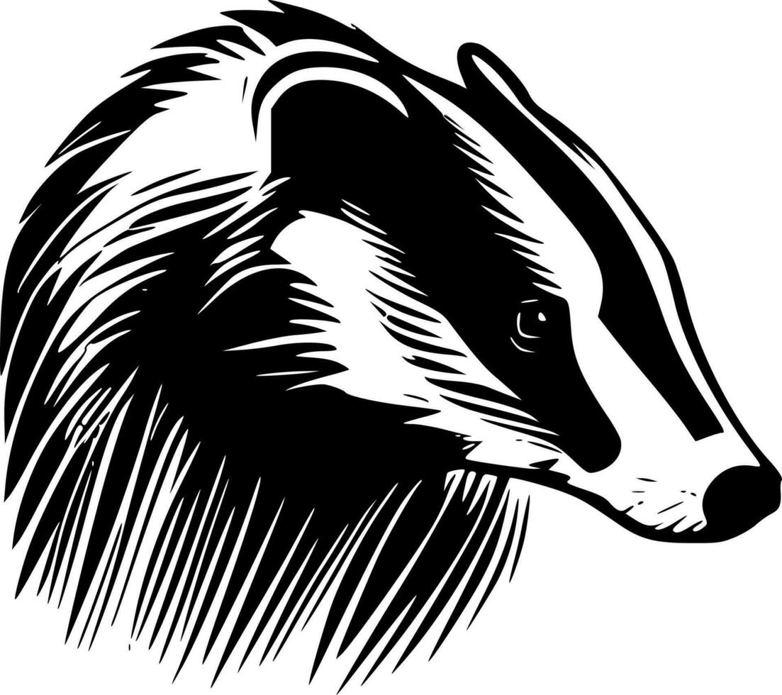 Badger - High Quality Vector Logo - Vector illustration ideal for T-shirt graphic