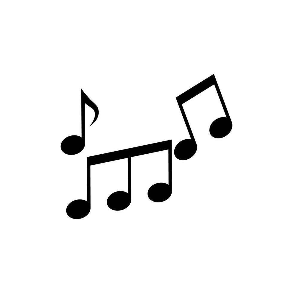 Music notes vector isolated on white background 23544060 Vector Art at