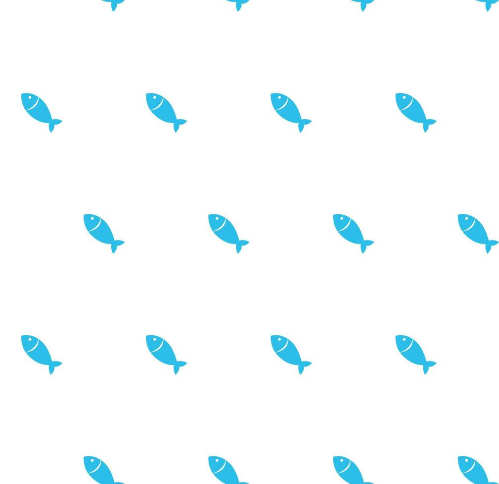 Fish icon seamless pattern background vector