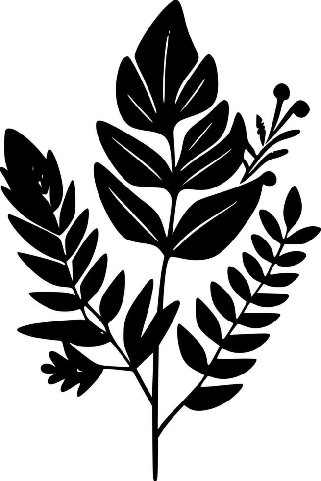 Botanical - Minimalist and Flat Logo - Vector illustration
