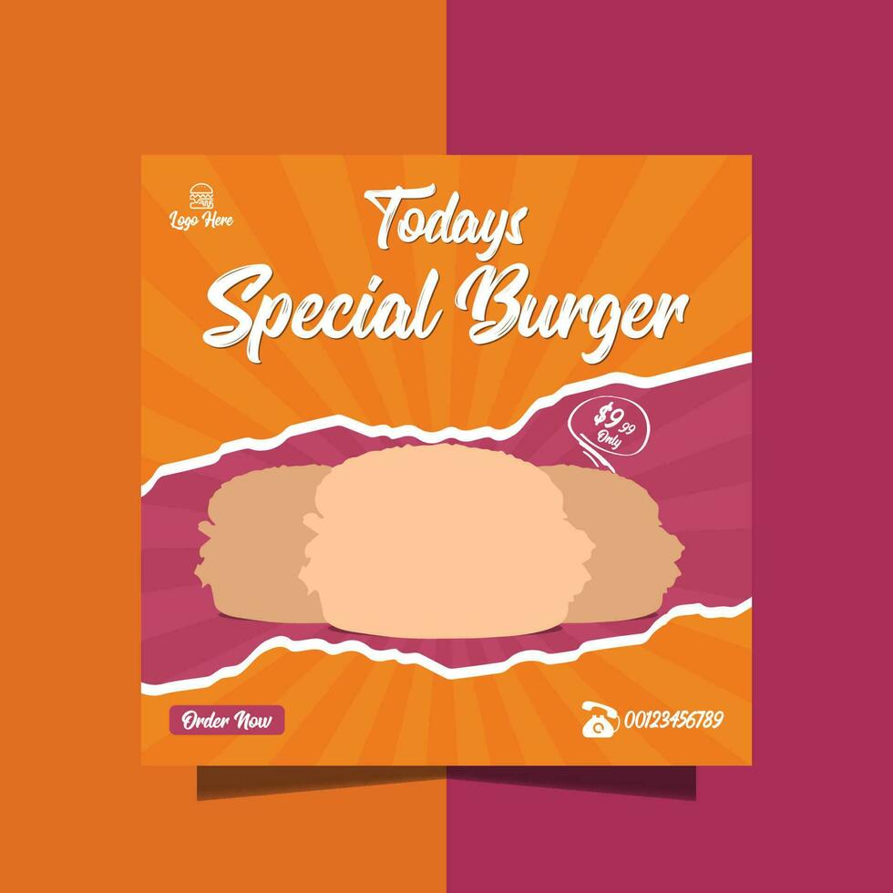 burger flyer burger menu poster vector