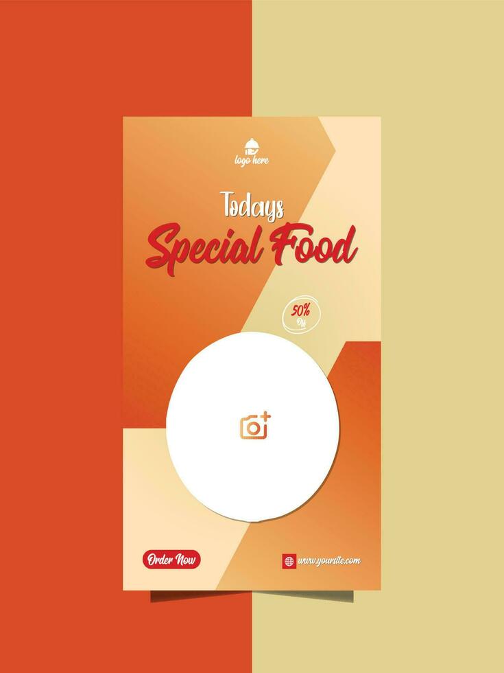 restaurant food menu flyer vector