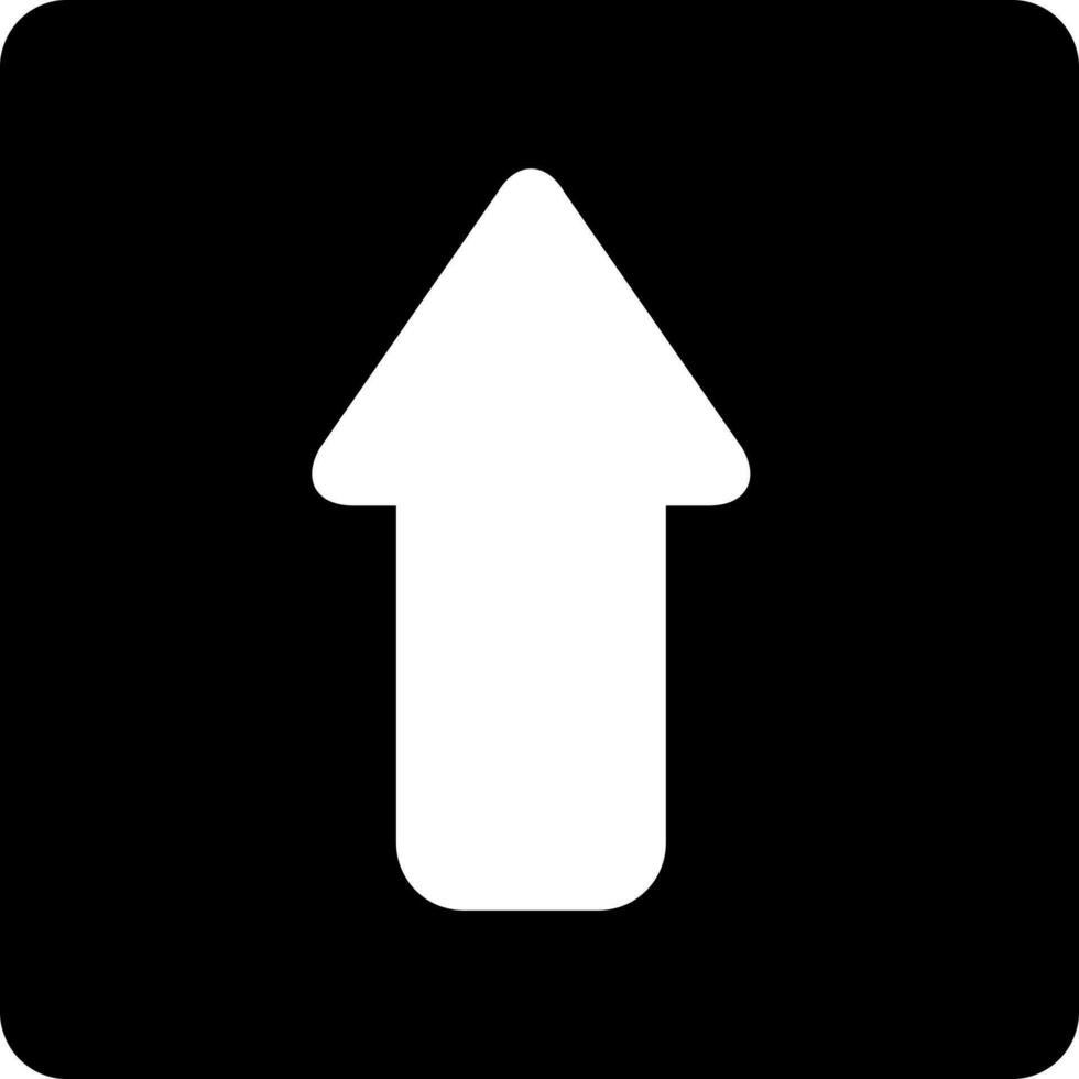 solid icon for arrow vector