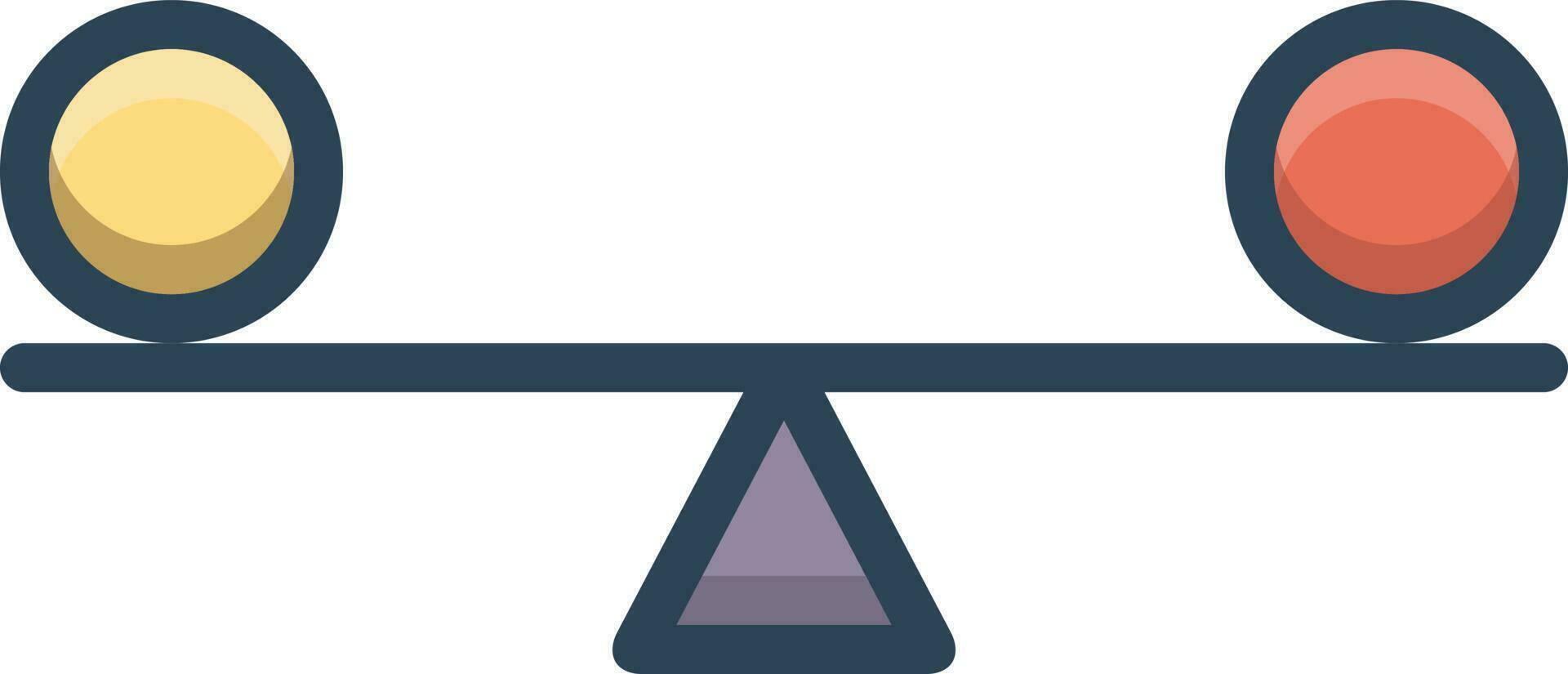 color icon for equal vector