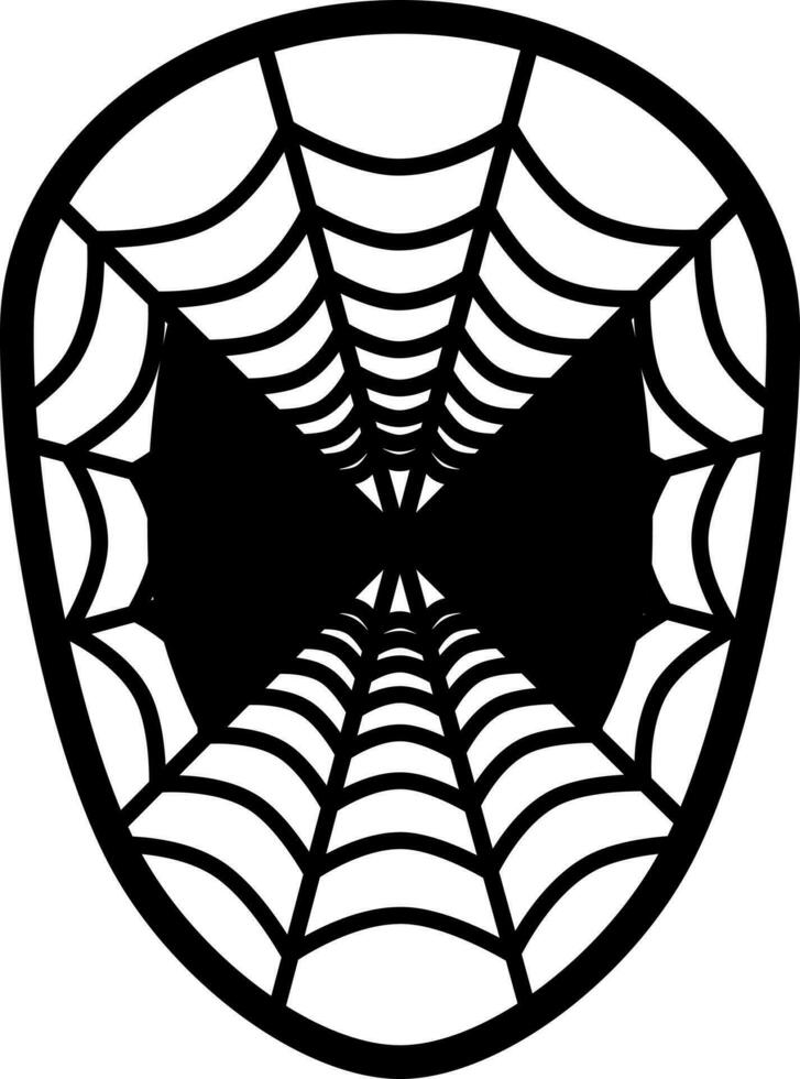 sólido icono para araña vector