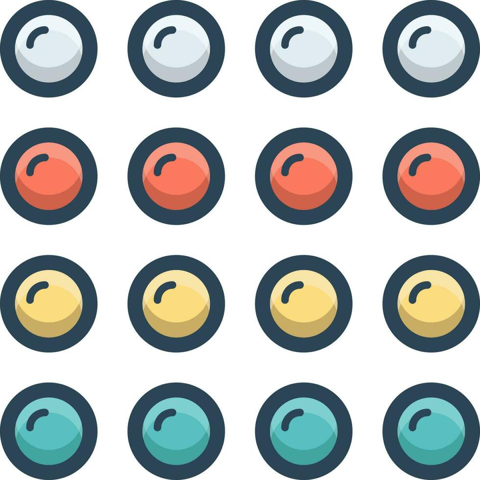 color icon for category vector