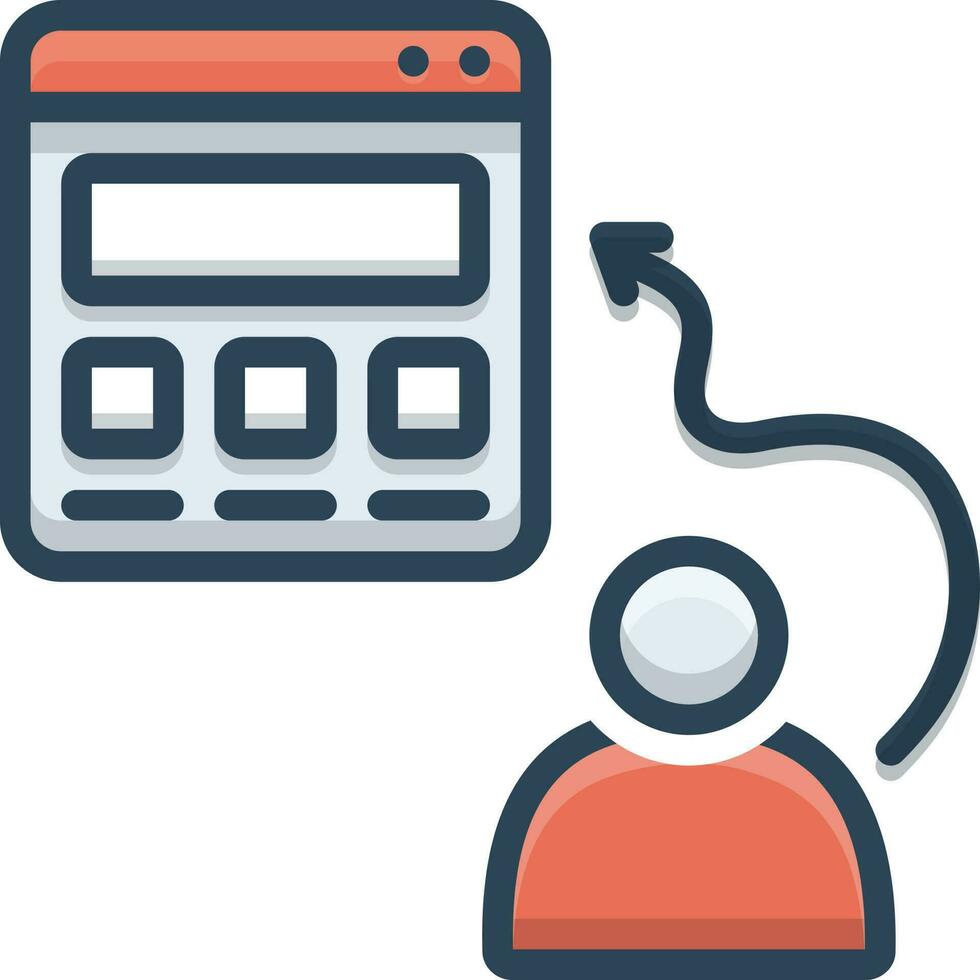 color icon for leads vector